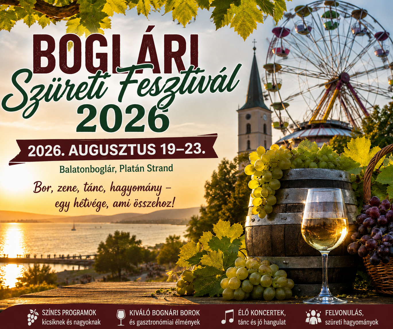 Boglár Szüreti Fesztivál 2026